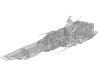 SDF-1 TV version 3D Model preview