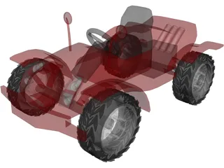 ATV 3D Model preview