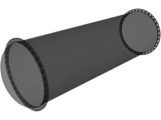 Tubular Heat Exchanger 3D Model preview