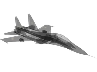 Su-30 3D Model preview