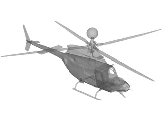 Bell OH-58 3D Model preview