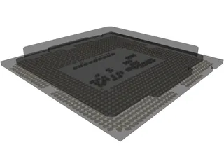 Intel Core i7-4790 CPU 3D Model preview