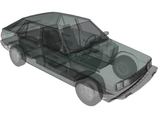 Renault Encore 5-door (1985) 3D Model preview