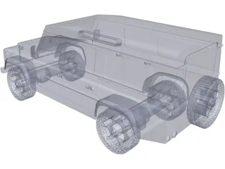 Land Rover Defender 110 3D Model preview
