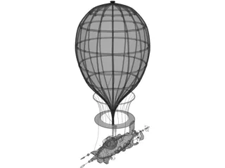 Airship 3D Model preview