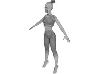 Woman 3D Model preview