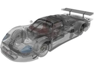 Maserati MC12 (2009) 3D Model preview