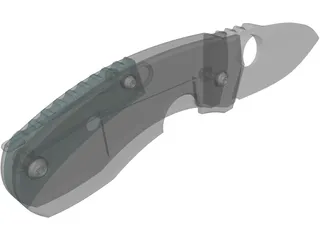 Pocket Knife 3D Model preview
