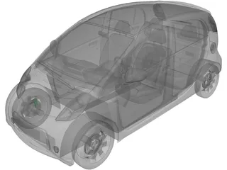 Citroen C-Zero 3D Model preview