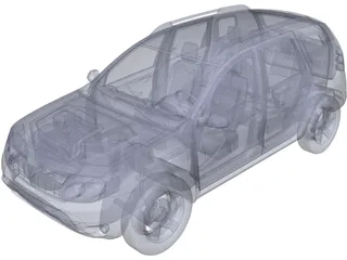 Renault (Dacia) Duster D-Cross 3D Model preview