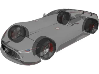 Mercedes-Benz AMG Vision GT Concept 3D Model preview