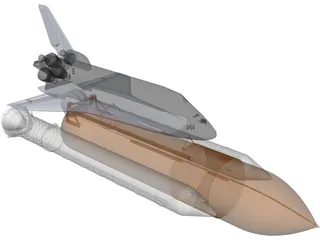 Space Shuttle 3D Model preview