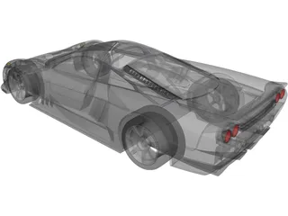 Saleen S7 TT (2007) 3D Model preview
