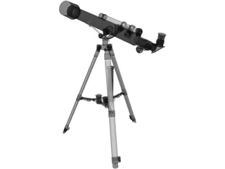 Telescope 3D Model preview