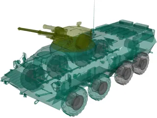 BTR-3E1 3D Model preview