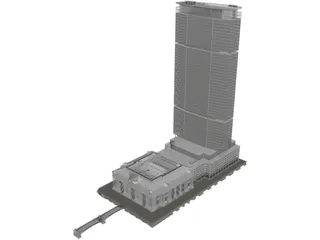 Metlife Tower 3D Model preview