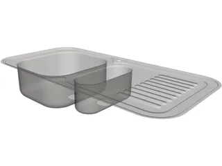 Kitchen Sink 3D Model preview