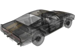 Ford Mustang Shelby GT500 (1967) 3D Model preview