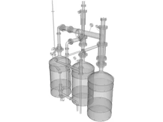 Brewery 3D Model preview