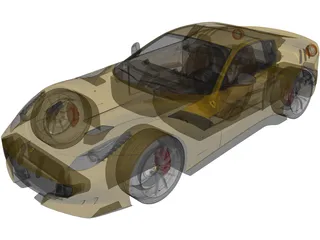 Ferrari F12TDF (2016) 3D Model preview