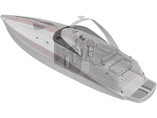 Speedboat 3D Model preview