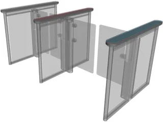 Turnstile 3D Model preview