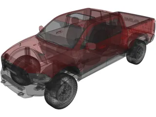 Dodge Ram 1500 Rebel (2015) 3D Model preview
