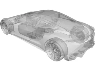 Tesla Roadster (2020) 3D Model preview