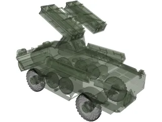 SA-9 Gaskin 3D Model preview
