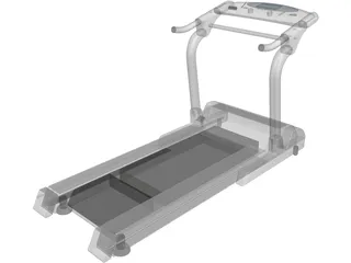 Treadmill 3D Model preview