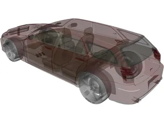 Dodge Magnum SRT8 (2008) 3D Model preview
