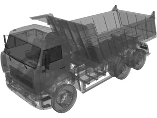 Kamaz 5240 3D Model preview