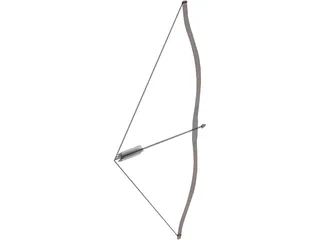Indian Bow 3D Model preview
