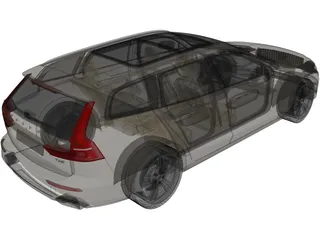 Volvo V60 (2019) 3D Model preview