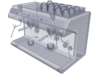 Coffee Machine 3D Model preview