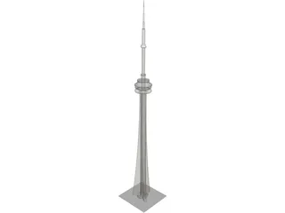 CN Tower 3D Model preview