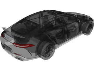 Mercedes-AMG GT 63 S (2019) 3D Model preview