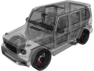 Mercedes-Benz G500 (2019) 3D Model preview