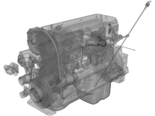 Cummins QSX15 Engine 3D Model preview