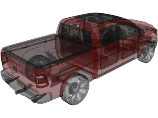Dodge Ram 1500 Limited (2019) 3D Model preview