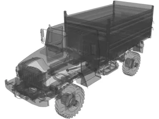 GAZ 33081 3D Model preview