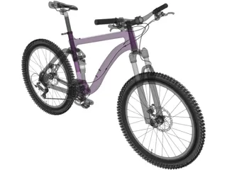 Bicycle Enduro 3D Model preview