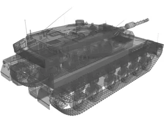 Merkava IV 3D Model preview