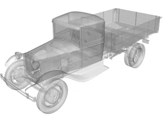 Gaz AA 3D Model preview