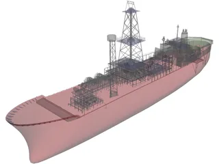 FPSO Noble Seillean 3D Model preview