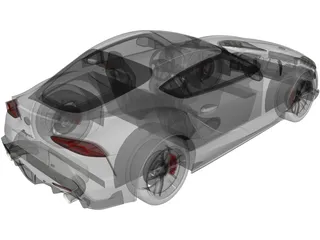 Toyota Supra [A90] (2019) 3D Model preview