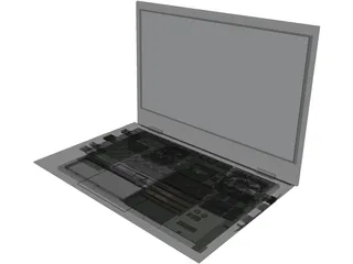 Lenovo Laptop 3D Model preview