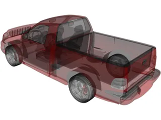 Ford F-150 SVT Lightning (1999) 3D Model preview