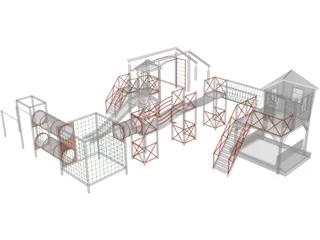 Kids Area 3D Model preview