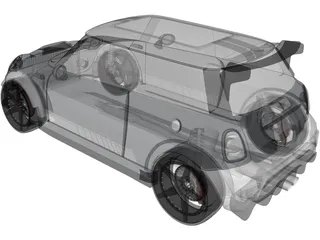 Mini Cooper R56 Widebody 3D Model preview